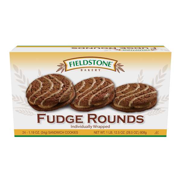 Fieldstone Fieldstone Bakery Kosher Fudge Round, PK192 09850